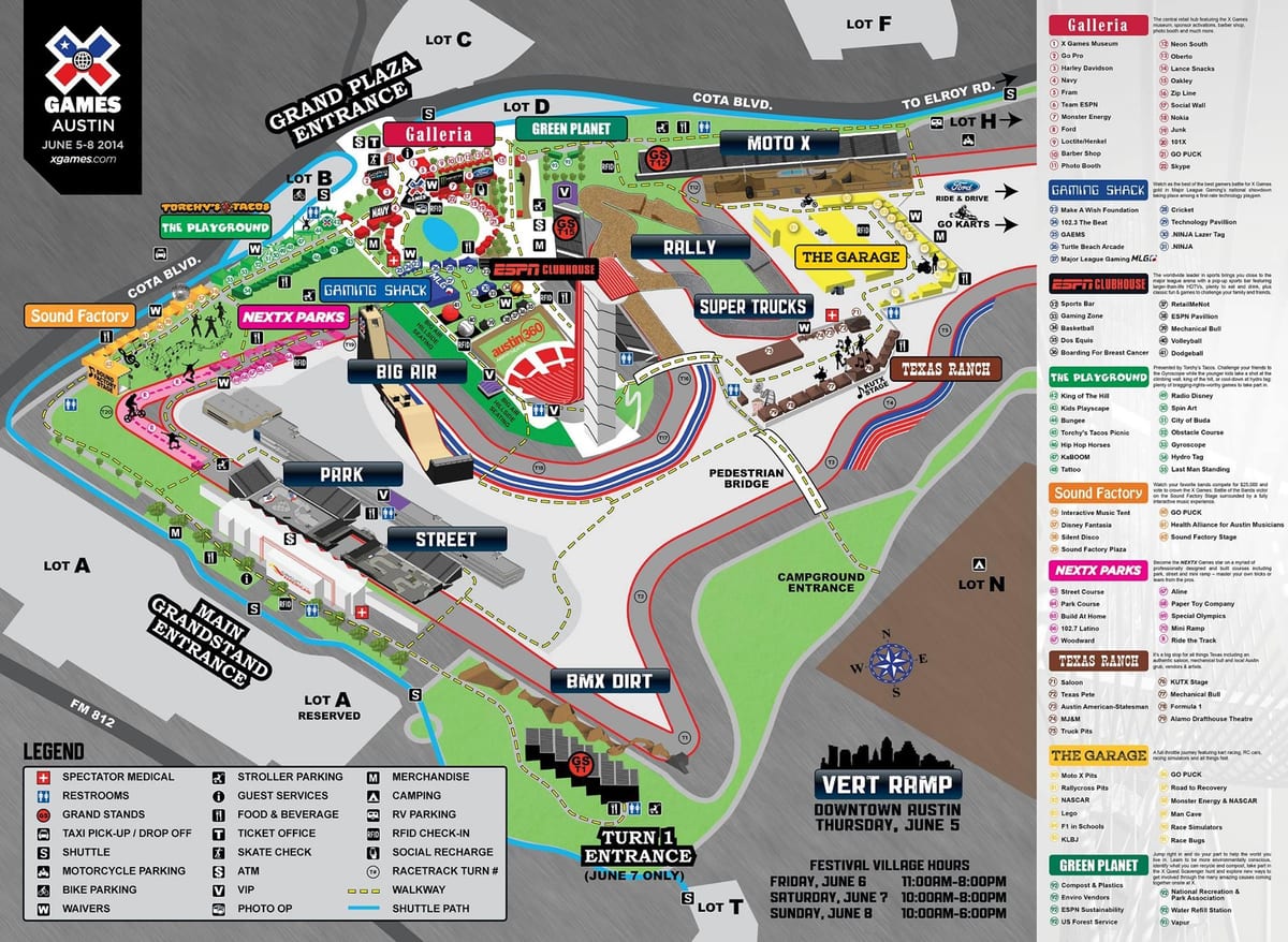 COTA harita Austin