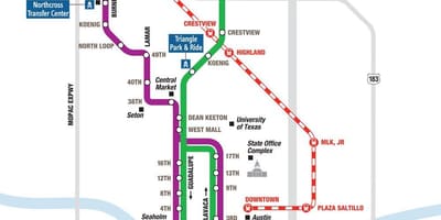 Metro tren Austin göster